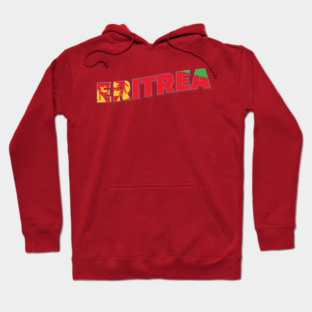 Eritrea Vintage style retro souvenir Hoodie by DesignerPropo